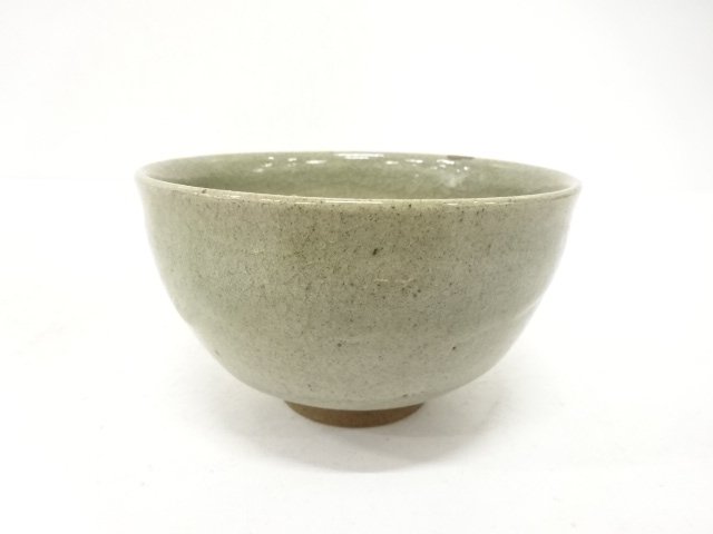 JAPANESE TEA CEREMONY / TEA BOWL CHAWAN / ASH GLAZE